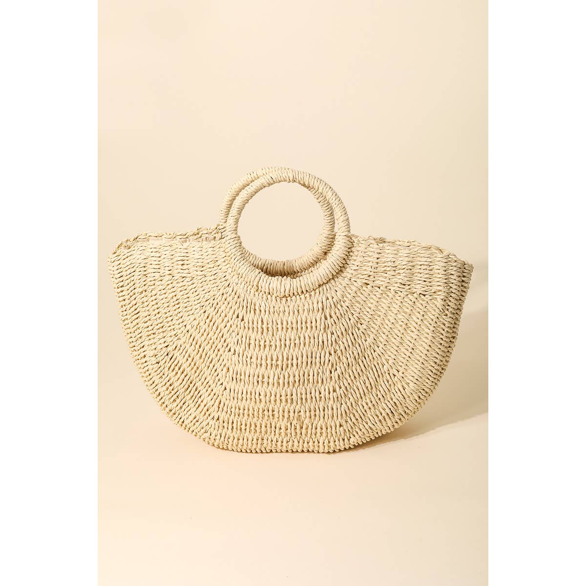 Half Moon Straw | Tote Bag