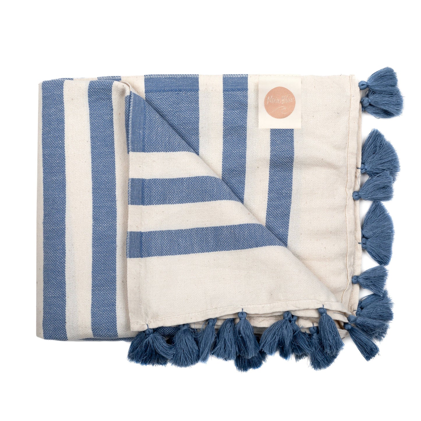 Navy Striped | Turkish Towel