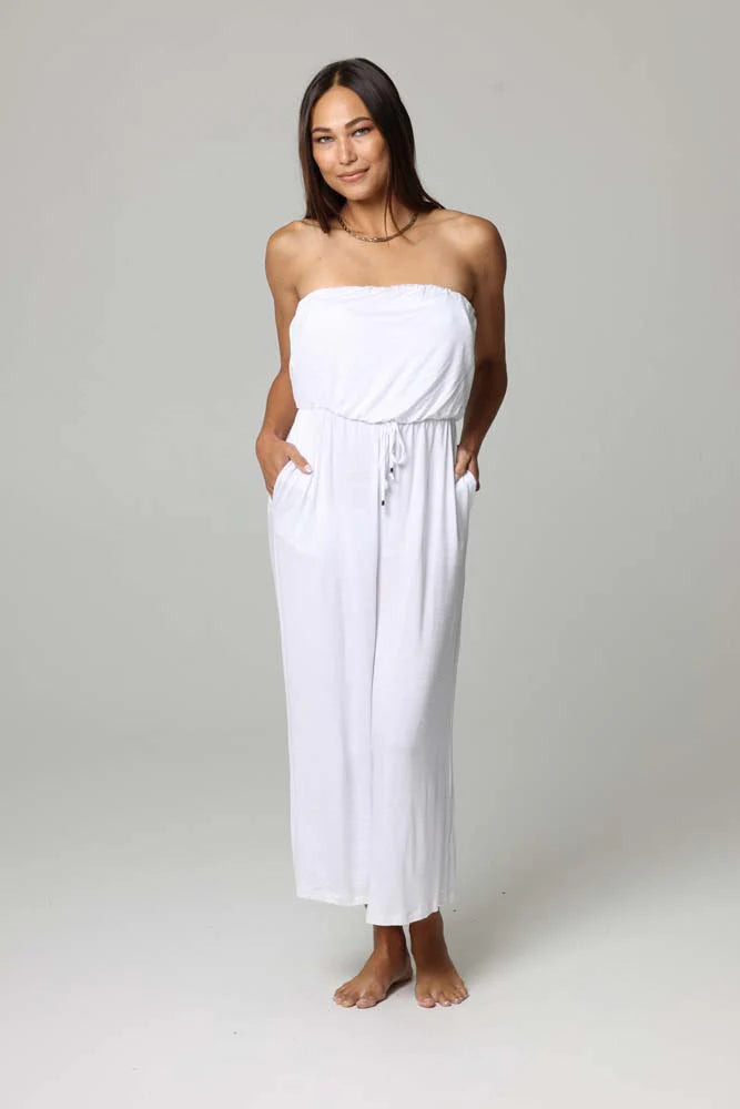 Kira Slub Bandeau | Jumpsuit