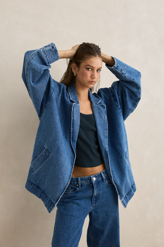 Shoreline | Denim Blazer