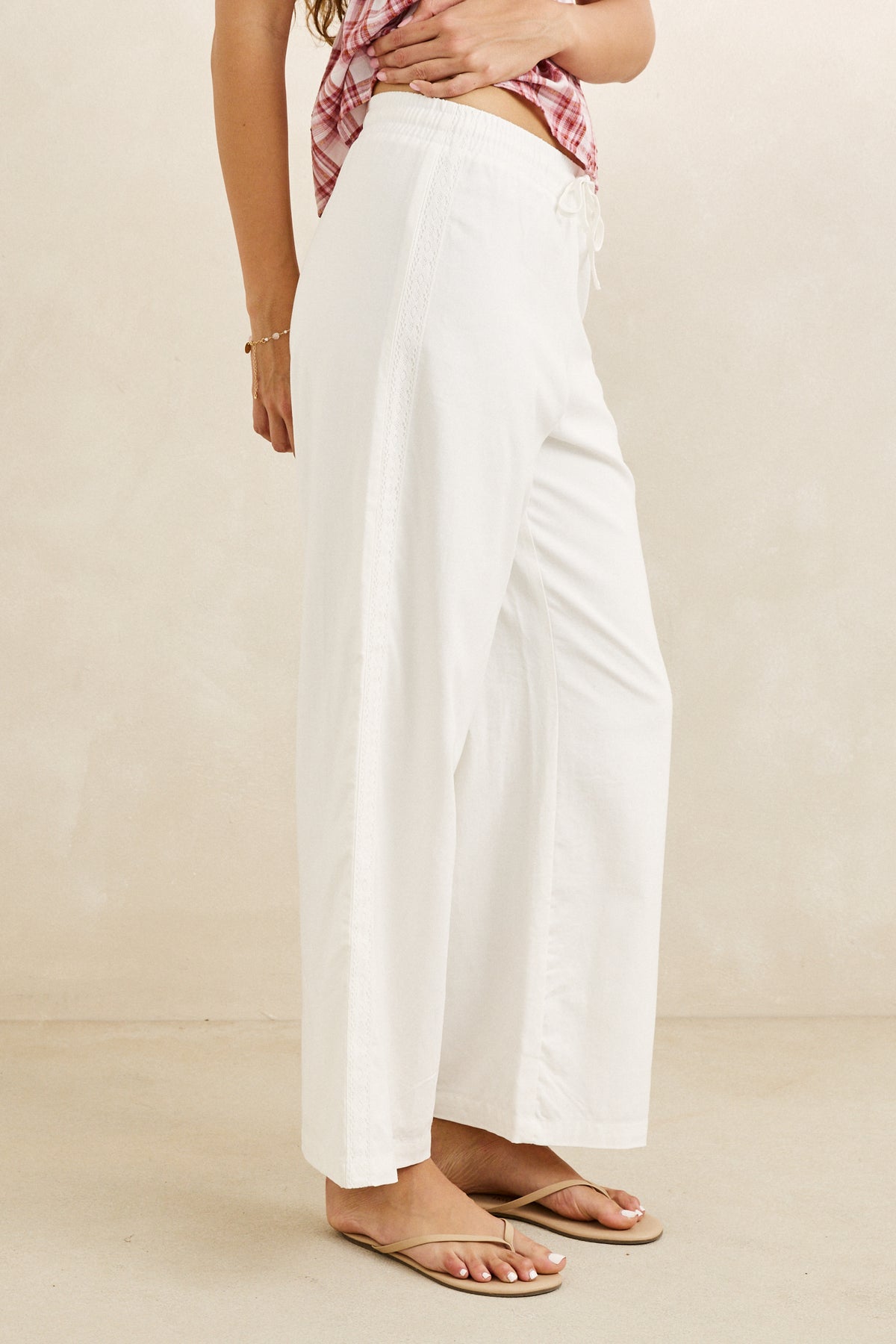 Annabelle Lace Trim | Beach Pant