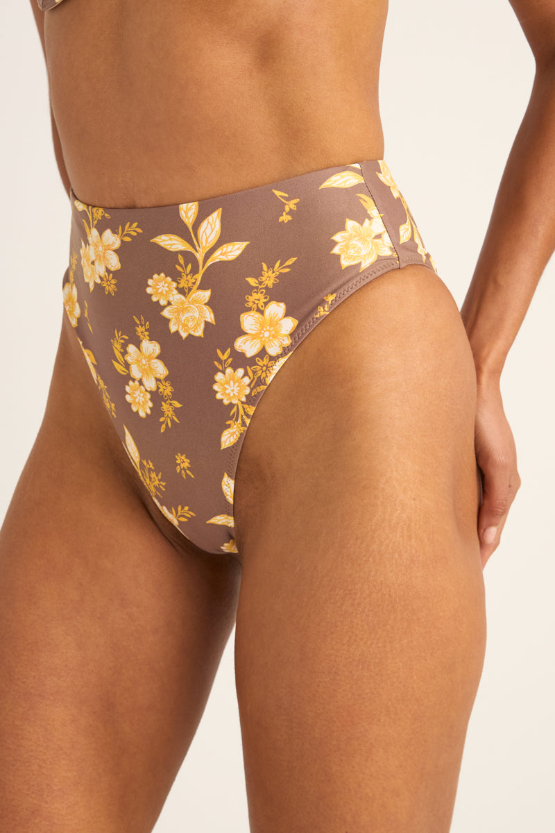 Anika Floral | High Waist Cheeky Bottom